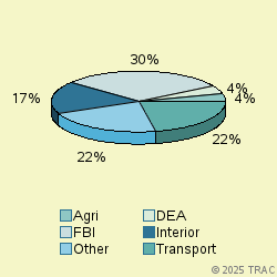 Pie chart of agenrevgrp