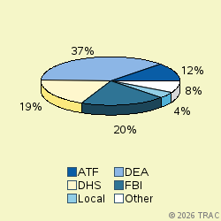 Pie chart of agenrevgrp