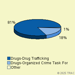 Pie chart of progcatlabel