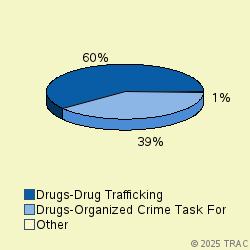 Pie chart of progcatlabel