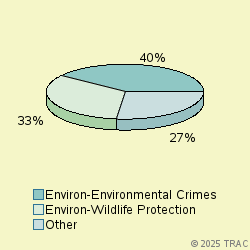 Pie chart of progcatlabel