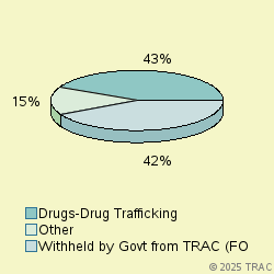 Pie chart of progcatlabel