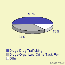 Pie chart of progcatlabel