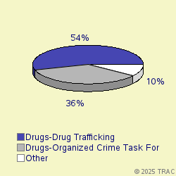 Pie chart of progcatlabel