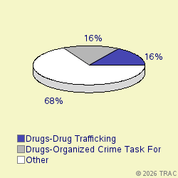 Pie chart of progcatlabel