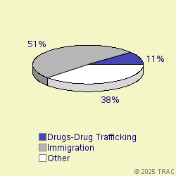 Pie chart of progcatlabel